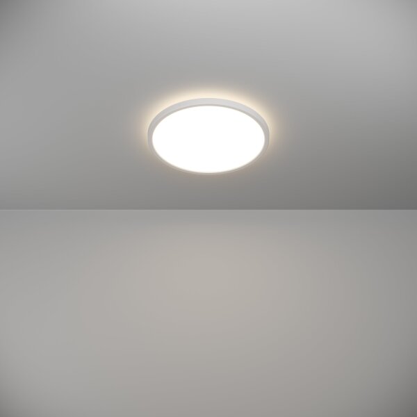 Eglo 901446 -LED Плафон за баня ROVITO 13,9W/230V Ø 30 см IP44 бял