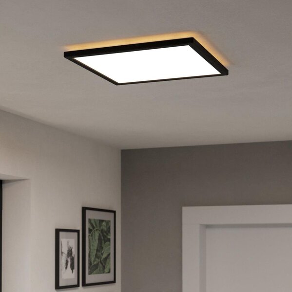Eglo 901456-LED Димируема лампа за баня ROVITO-R 17,6W/230V 39x39 см IP44 черен + д.у