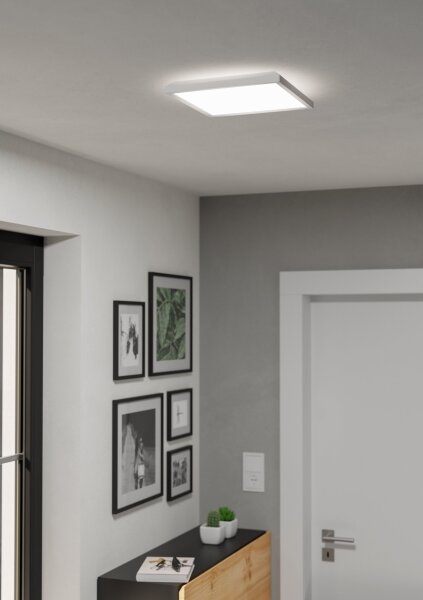 Eglo 901449 - LED баня ROVITO 13,4W/230V 29x29cm IP44 бяло