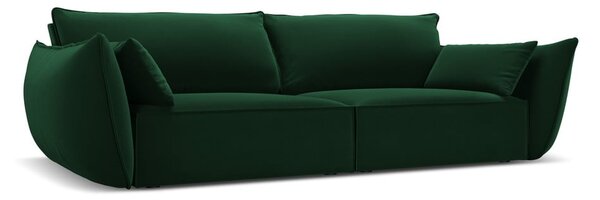 Тъмнозелен кадифен диван 208 cm Vanda – Mazzini Sofas