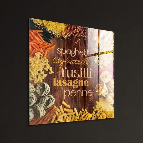 Картина върху стъкло 30x30 cm Pasta – Styler