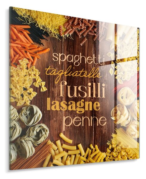 Картина върху стъкло 30x30 cm Pasta – Styler