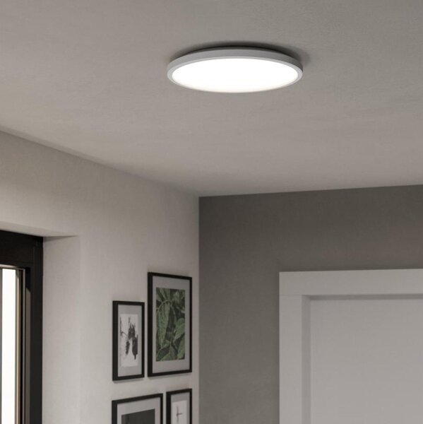 Eglo 901471-LED RGBW Димируема лампа за баня ROVITO-Z 13,9W/230V Ø 30 см IP44 бял