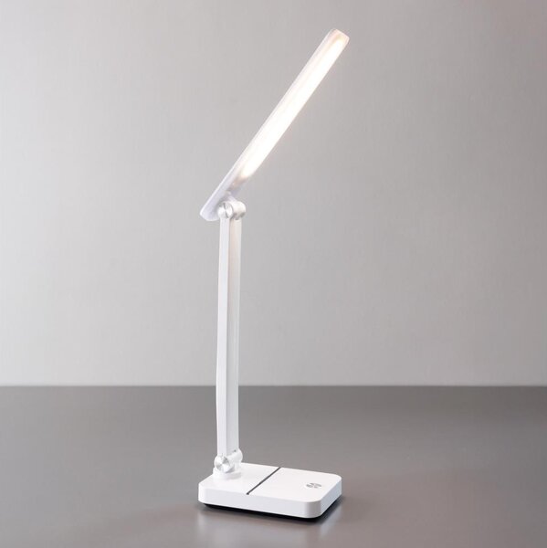 Zuma Line 1949-WH-LED LED настолна лампа 8W, 1200 mAh, 3000/4500/6000K, бяла