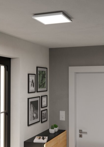 Eglo 901474 -LED RGBW Димируем баня Осветление ROVITO-Z 13,4W/230V 29x29 см IP44 бял