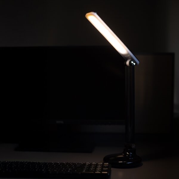 Zuma Line 1913-BK-LED LED настолна лампа 6W, 1200mAh, 3000/4500/6000K, черна