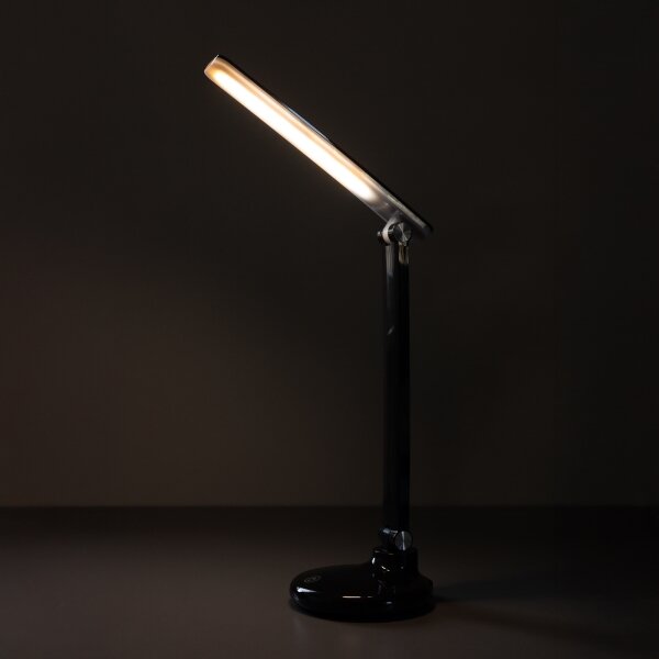 Zuma Line 1913-BK-LED LED настолна лампа 6W, 1200mAh, 3000/4500/6000K, черна
