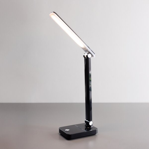 Zuma Line 1949-BK-LED LED настолна лампа 8W, 1200mAh, 3000/4500/6000K, черна