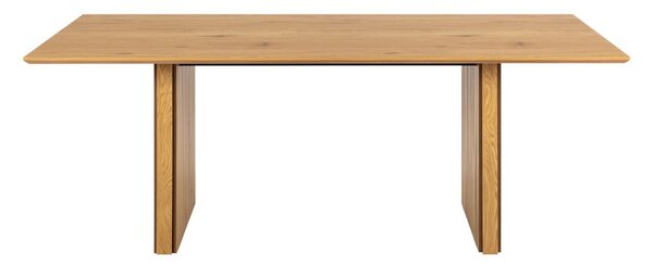 Трапезна маса с дъбов плот 100x210 cm Colima – Actona