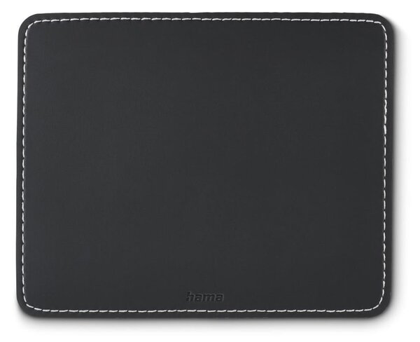 Подложка за мишка Hama Leather look, черна, 220 x 180 x 3 mm
