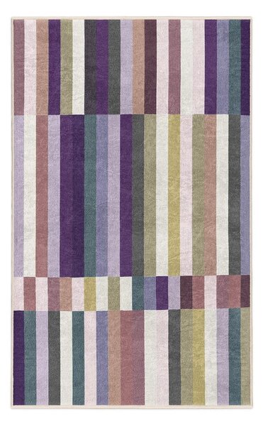 Лилав килим подходящ за пране 60x100 cm Purple Rain – Mila Home