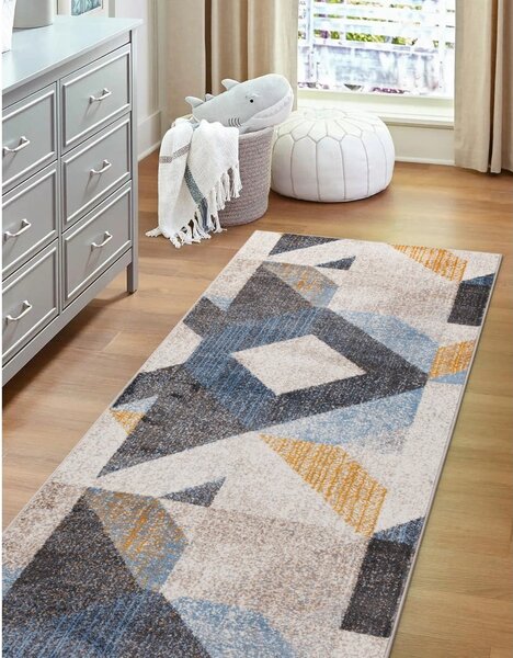 Светлосива пътека 80x250 cm Soft Halleby – FD