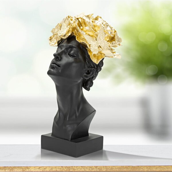 Статуетка от полирезин 36,5 cm Woman With Butterfly – Mauro Ferretti