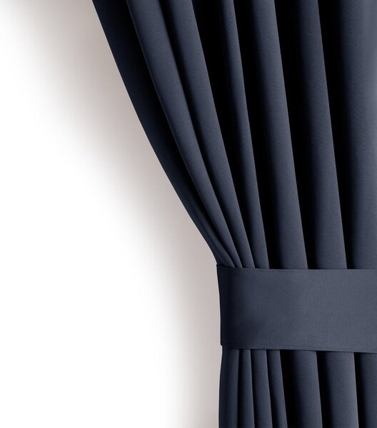 Тъмносиньо затъмняващо перде 140x175 cm Kierra – Restilo