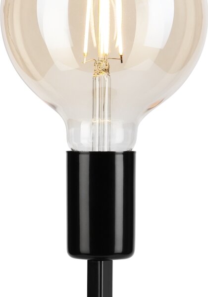 Настолна лампа ASTRID 1xE27/60W/230V лъскаво черен