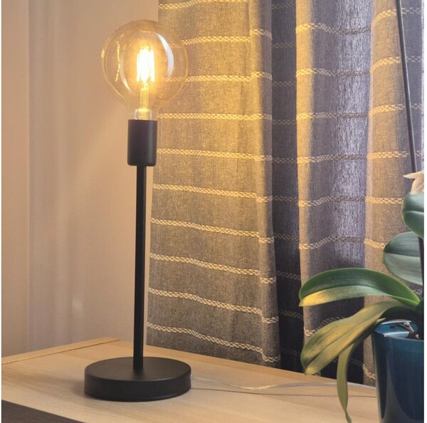 Настолна лампа ASTRID 1xE27/60W/230V матов черен