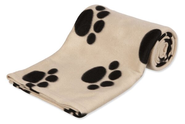 Бежово одеяло за куче от флийс 150x100 cm Trixie Barney – Plaček Pet Products