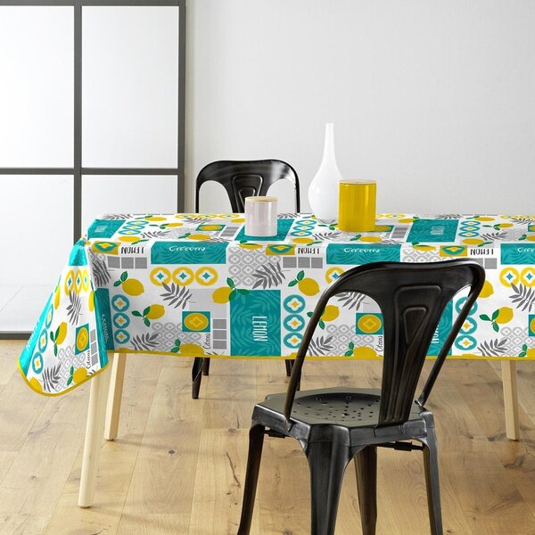 Измиваема покривка за маса от PVC 140x240 cm Citronnade – douceur d'intérieur