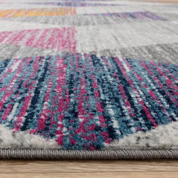 Червен килим 120x170 cm Muse Harlequin Pink – Asiatic Carpets
