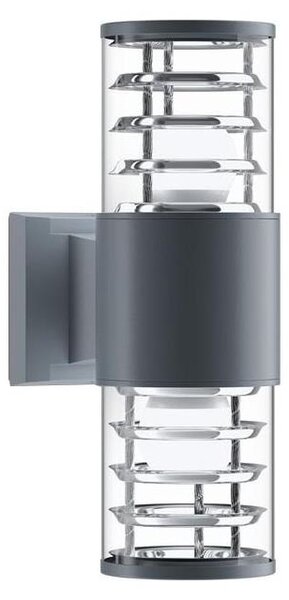Maytoni O576WL-02GR - Екстериорен аплик BRONX 2xE27/60W/230V IP54 антрацит