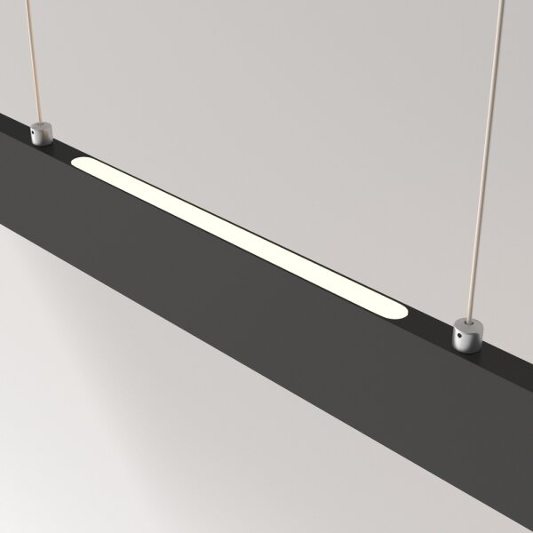 Maytoni P010PL-L30B4K- LED Пендел STEP LED/30W/230V 4000K 118,5 см черен