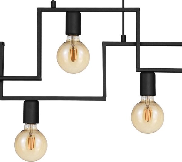 Eglo 43365 - Полилей на въже FEMBARD 7xE27/60W/230V