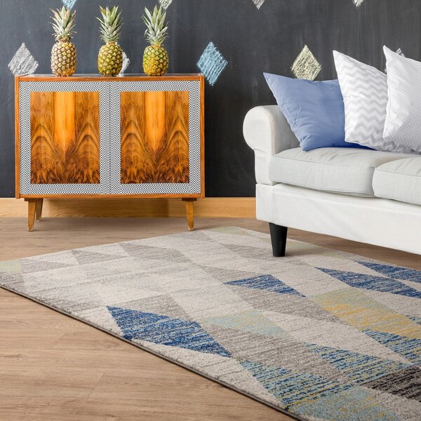Син килим 120x170 cm Muse Harlequin Blue – Asiatic Carpets