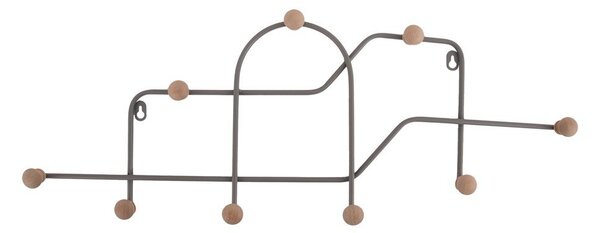 Сива метална стенна закачалка 71 cm Maze – PT LIVING