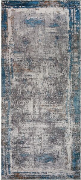 Синя пътека подходяща за пране 60x150 cm Abstract Colors Blue – Vitaus