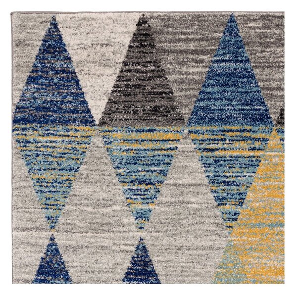 Син килим 120x170 cm Muse Harlequin Blue – Asiatic Carpets