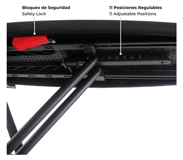 Дъска за гладене 130x37 cm K-Surf Black Tube – Rolser