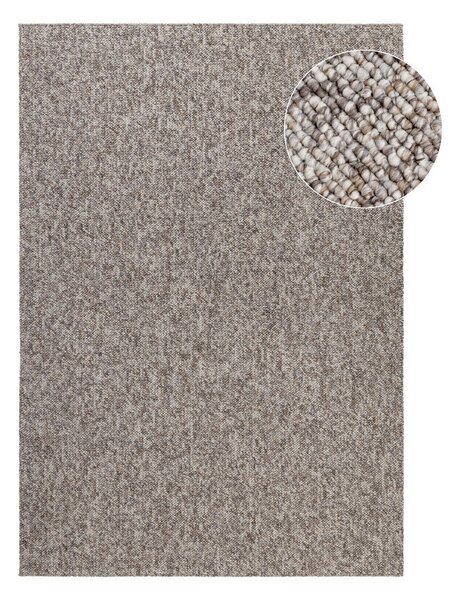 Сив килим подходящ за пране 120x170 cm Rocco Taupe – Elle Decoration
