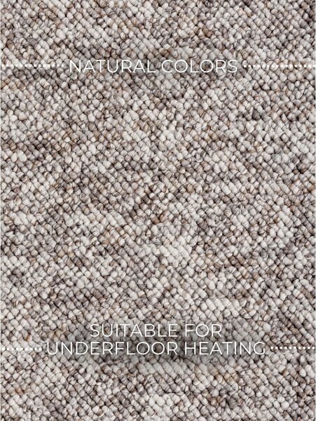 Сива пътека подходяща за пране 80x240 cm Rocco Taupe – Elle Decoration