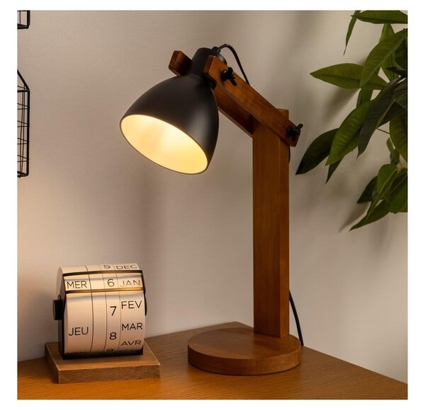 Atmosphera - Настолна лампа KUBA 1xE14/25W/230V бор