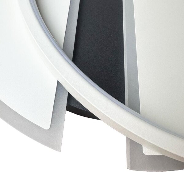 LED Димируем плафон LED/80W/230V 3000-6500K бял + дистанционно управление