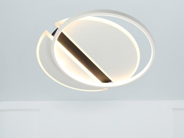 LED Димируем плафон LED/80W/230V 3000-6500K бял + дистанционно управление