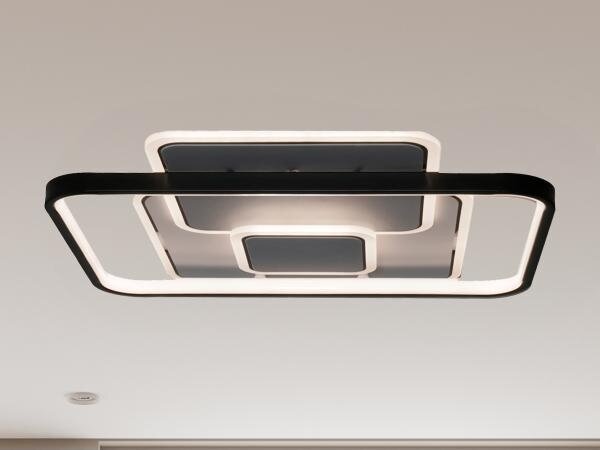 LED Димируем плафон LED/110W/230V 3000-6500K бял + дистанционно управление