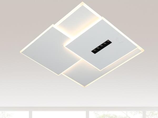 LED Димируем плафон LED/95W/230V 3000-6500K бял + дистанционно управление