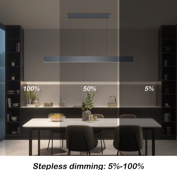 Brilagi - LED Димируем пендел SLIMLINE LED/40W/230V 3000-6000K антрацит + д.у