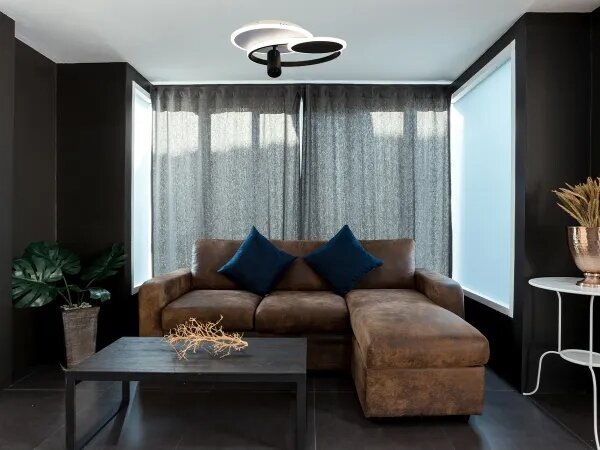 LED Димируема лампа LED/65W/230V 3000-6500K бял/черен + дистанционно управление