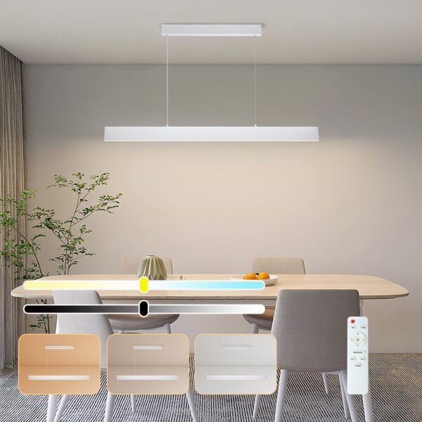 Brilagi - LED Димируем пендел SLIMLINE LED/40W/230V 3000-6000K бял + д.у