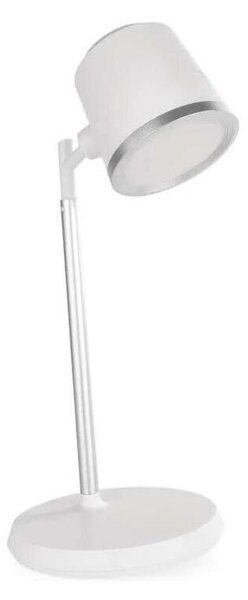 LED регулируема настолна лампа 4в1, 6W, 3.7V, 3000K/4000K/6500K, бяла