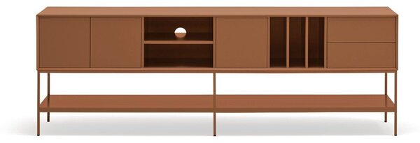 Маса за телевизор в тухлен цвят 220x74x45 cm Platt – Teulat