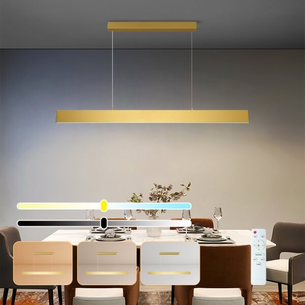 Brilagi - LED Димируем пендел SLIMLINE LED/40W/230V 3000-6000K златист + д.у