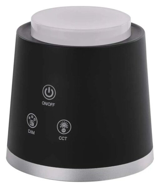 LED регулируема презареждаема настолна лампа 4в1 LED/6W/3,7V 3000-6500K черна