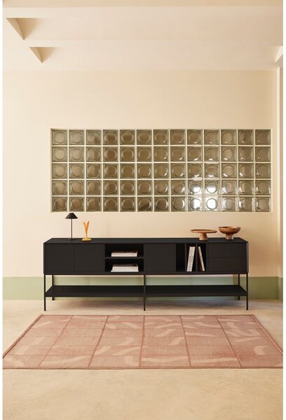 Черна маса за телевизор 220x74x45 cm Platt – Teulat