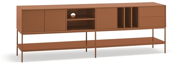 Маса за телевизор в тухлен цвят 220x74x45 cm Platt – Teulat