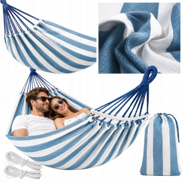 Хамак XXL за 2 души 250 x 150 см – товароносимост 150 кг