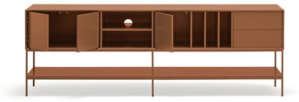 Маса за телевизор в тухлен цвят 220x74x45 cm Platt – Teulat