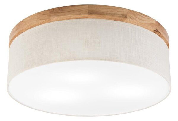 Brilagi - LED Плафон BELLADONNA 3xE27/15W/230V Ø 50 см кремав/дъб